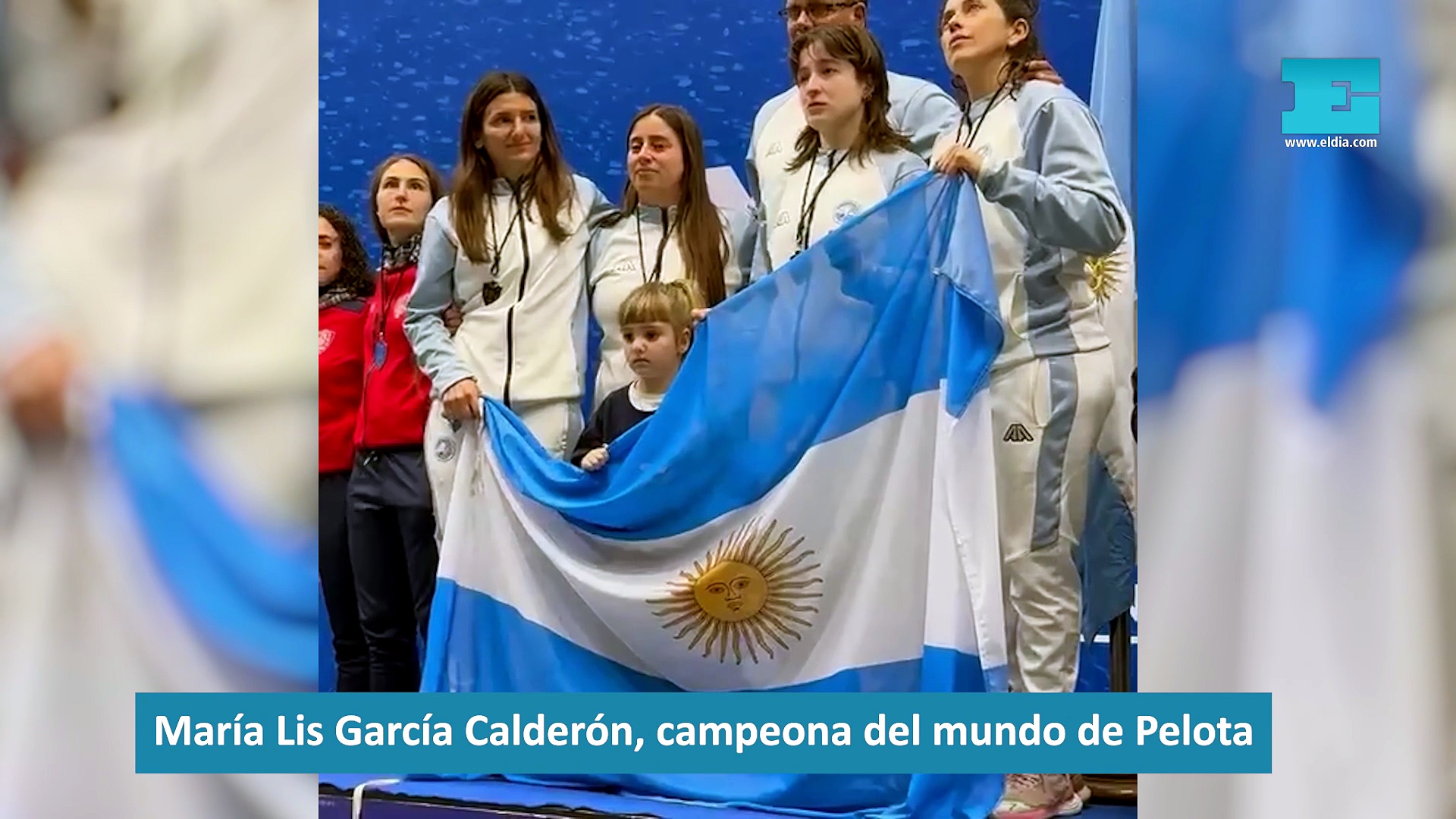 María Lis García Calderón, campeona del mundo de pelota