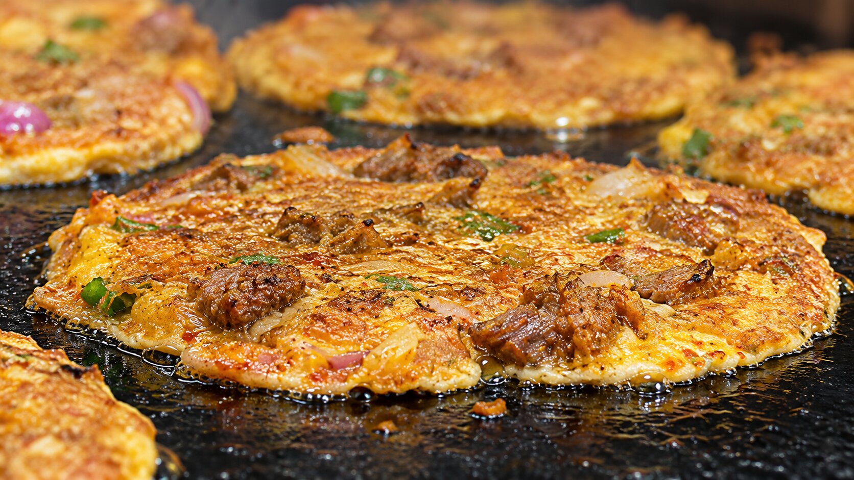High protein mutton omelette recipe cooked with whole goat meat