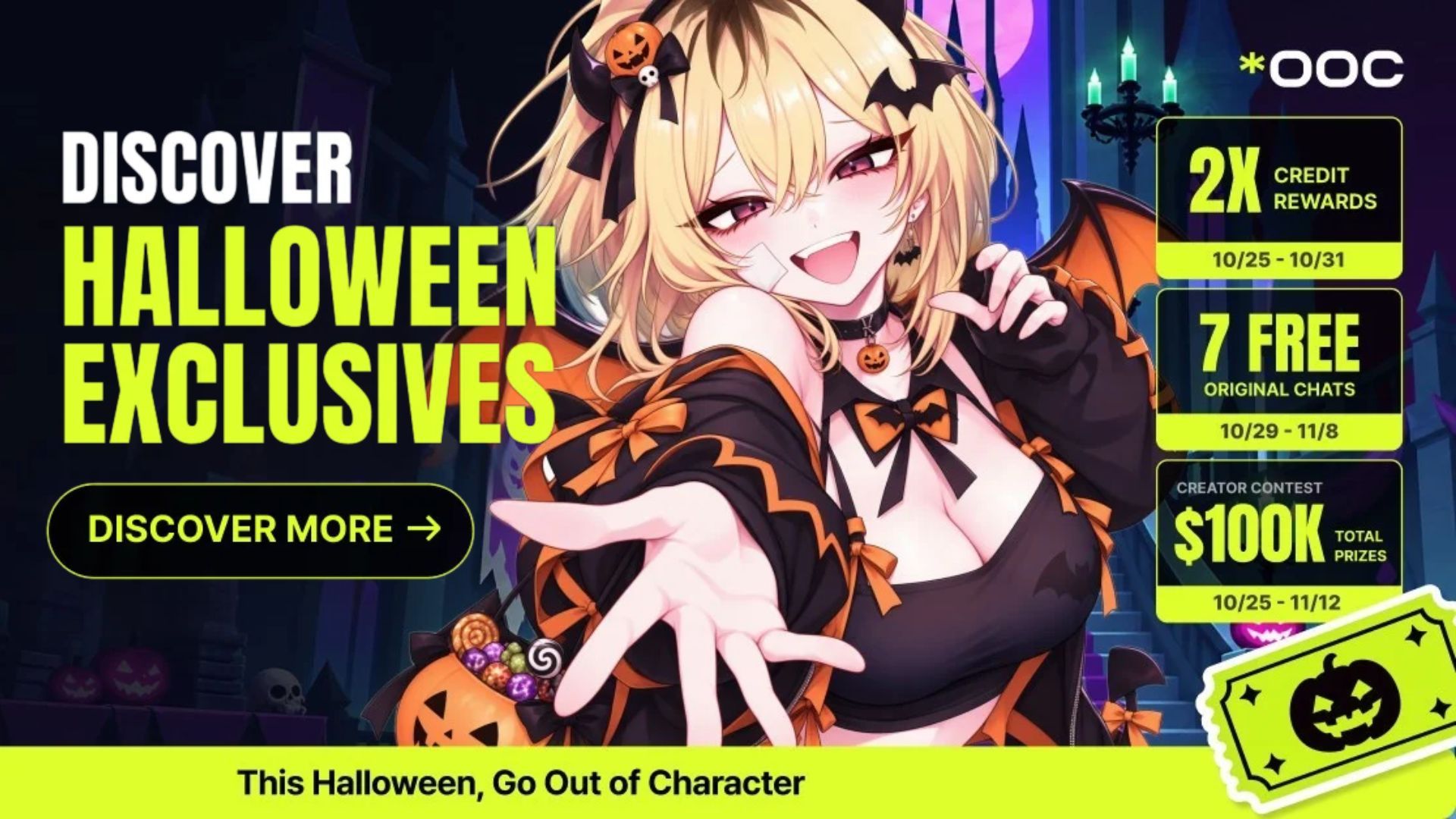 Halloween is the perfect time for anime fans to try OOC
