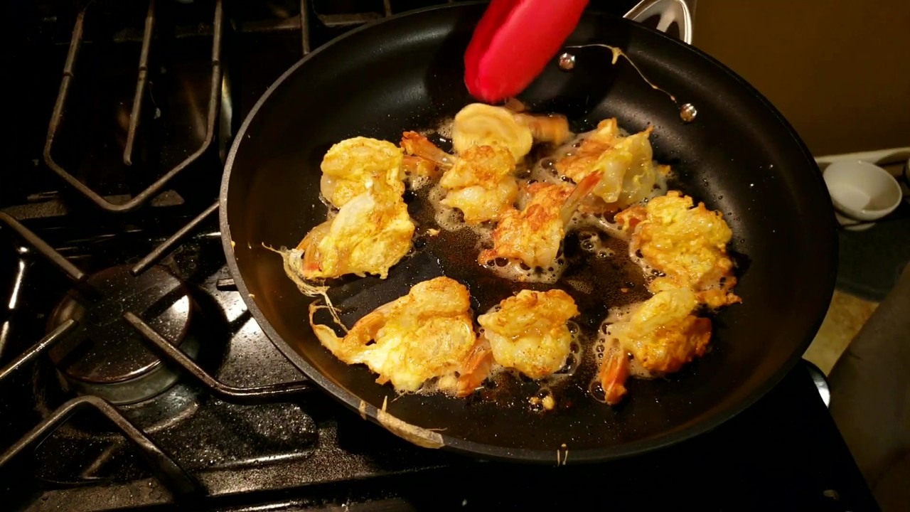 Shrimp francese with lemon pepper and white wine