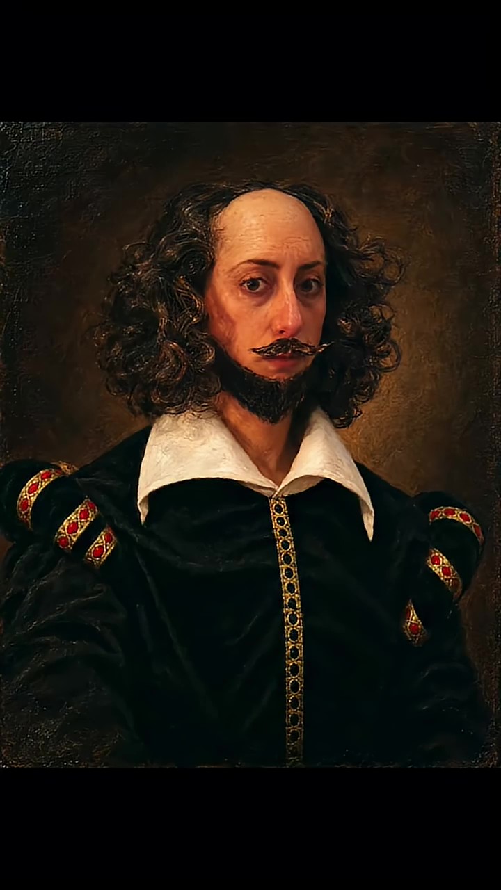 Get ready for me to become William Shakespeare for school