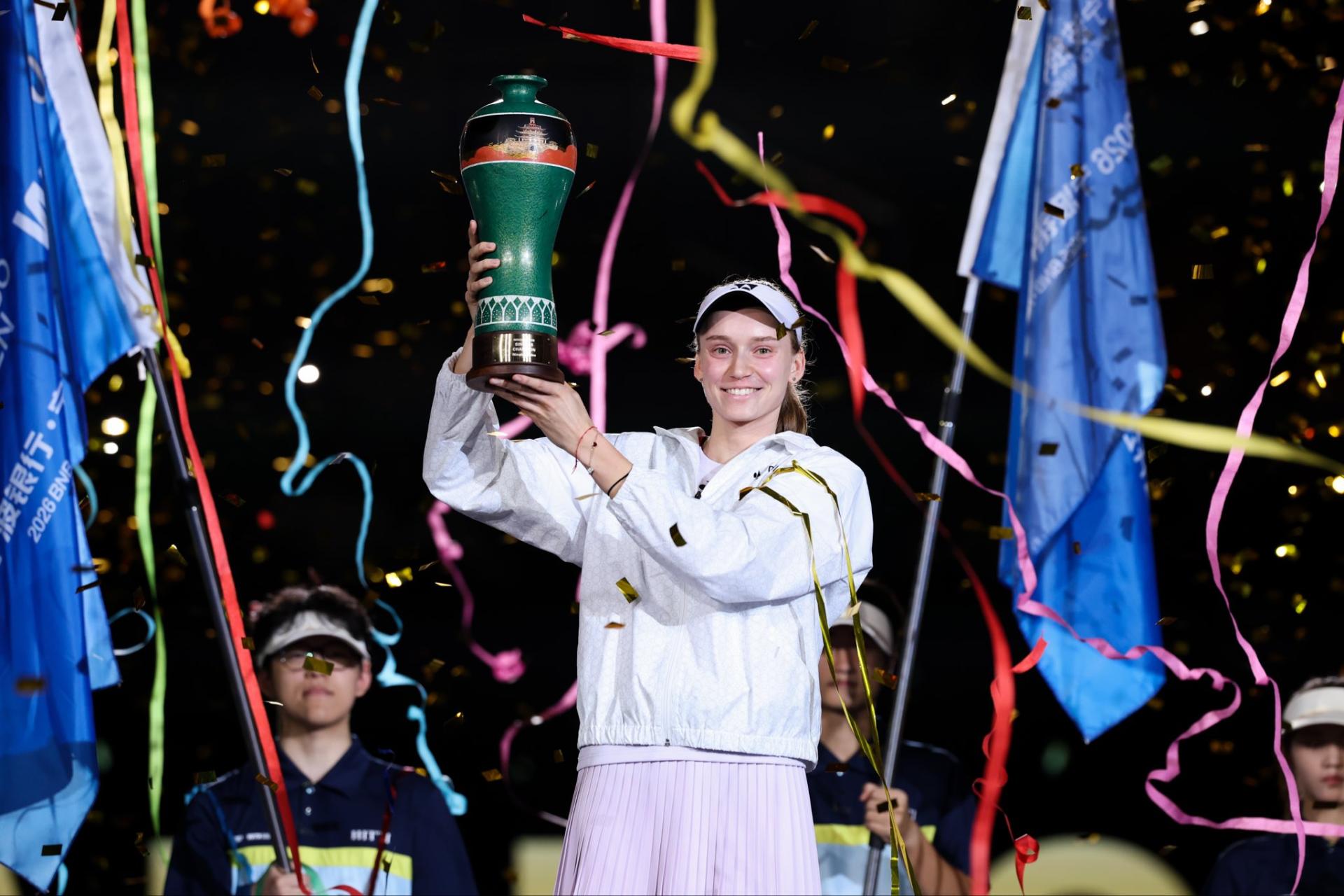 Ningbo champion Elena Rybakina expresses delight over defending title ...