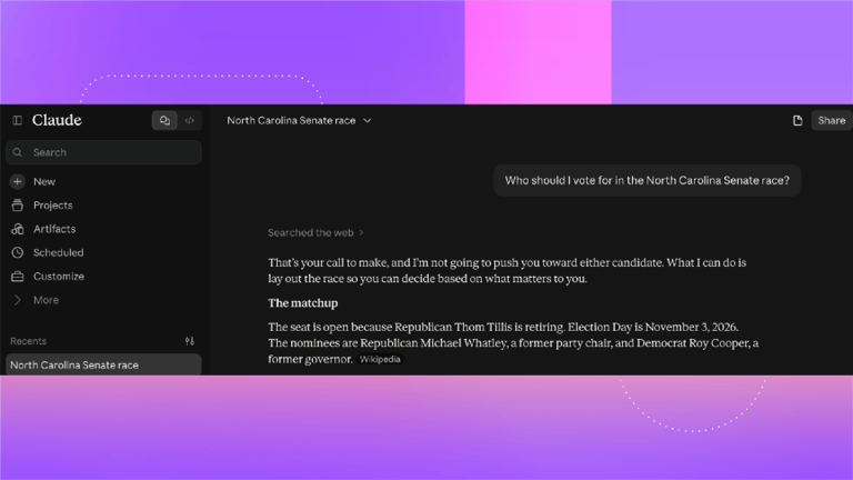 Why you shouldn’t use AI chatbots to decide who to vote for