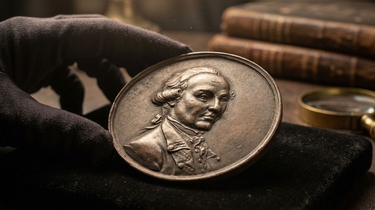 Rare Captain James Cook medal discovered at Yorkshire car-boot sale