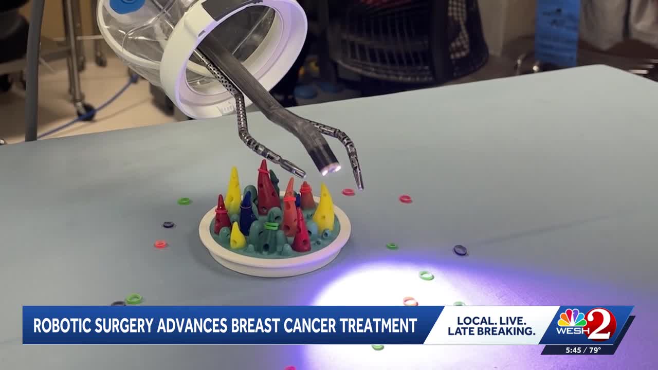 Central Florida woman undergoes robotic double mastectomy to reduce ...