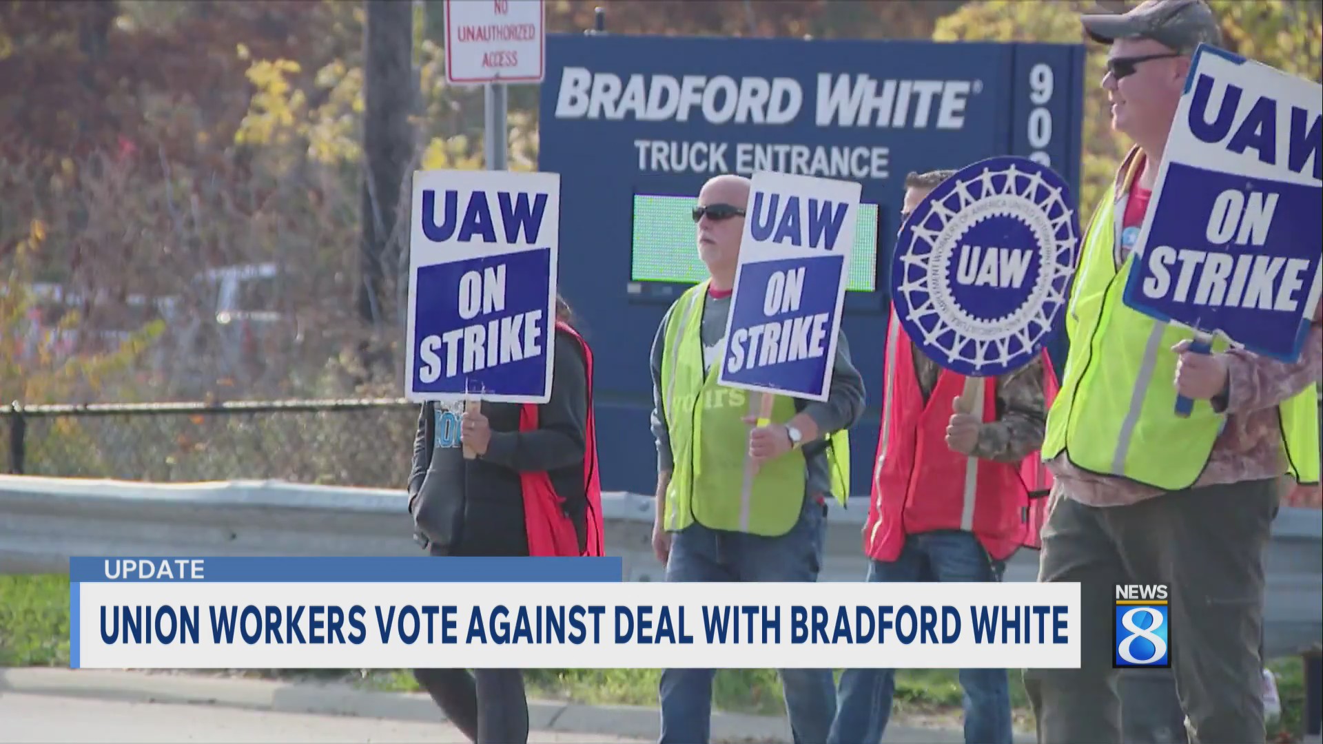 Union workers vote against deal with Bradford White