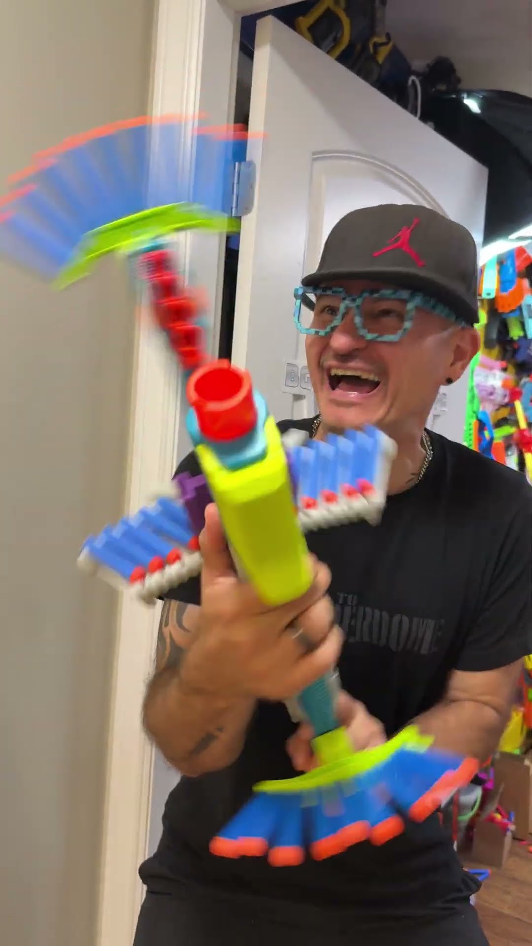 Epic Nerf gun upgrade: Dad goes wild with hilarious DIY mod!