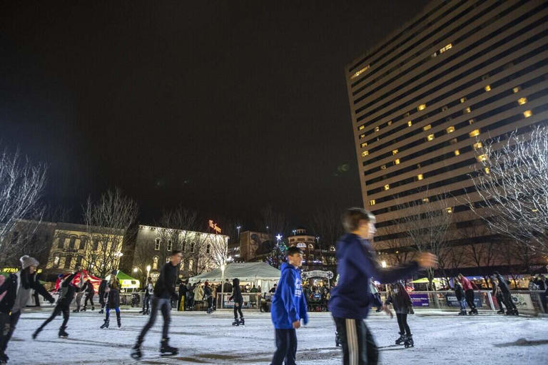Popular holiday ice rink in Lexington's Triangle Park won't open this year