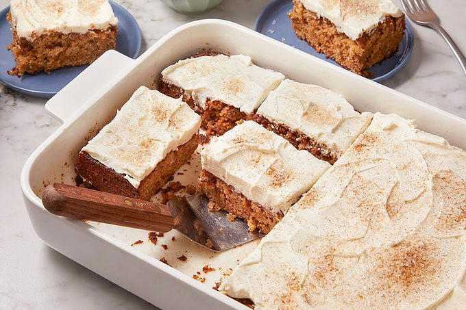 Apple butter snack cake