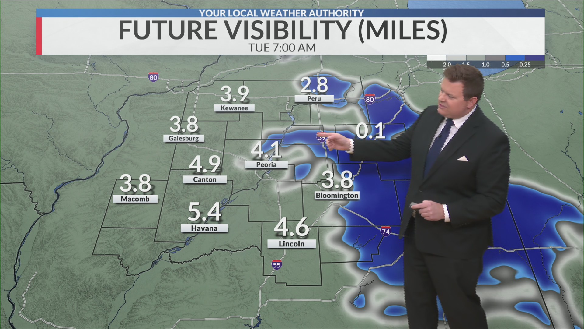 6 p.m. Monday, October 26 forecast