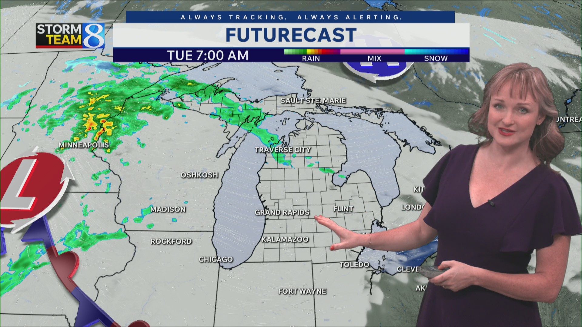 Storm Team 8 forecast, 6 p.m., 102626