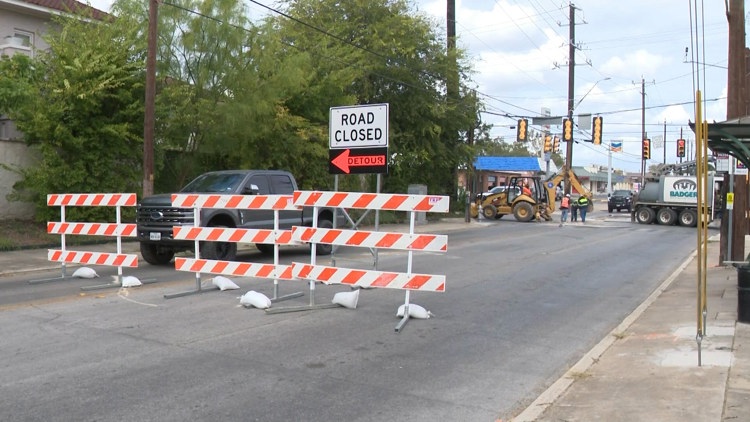 San Antonio water main project brings months of closures to East Hildebrand