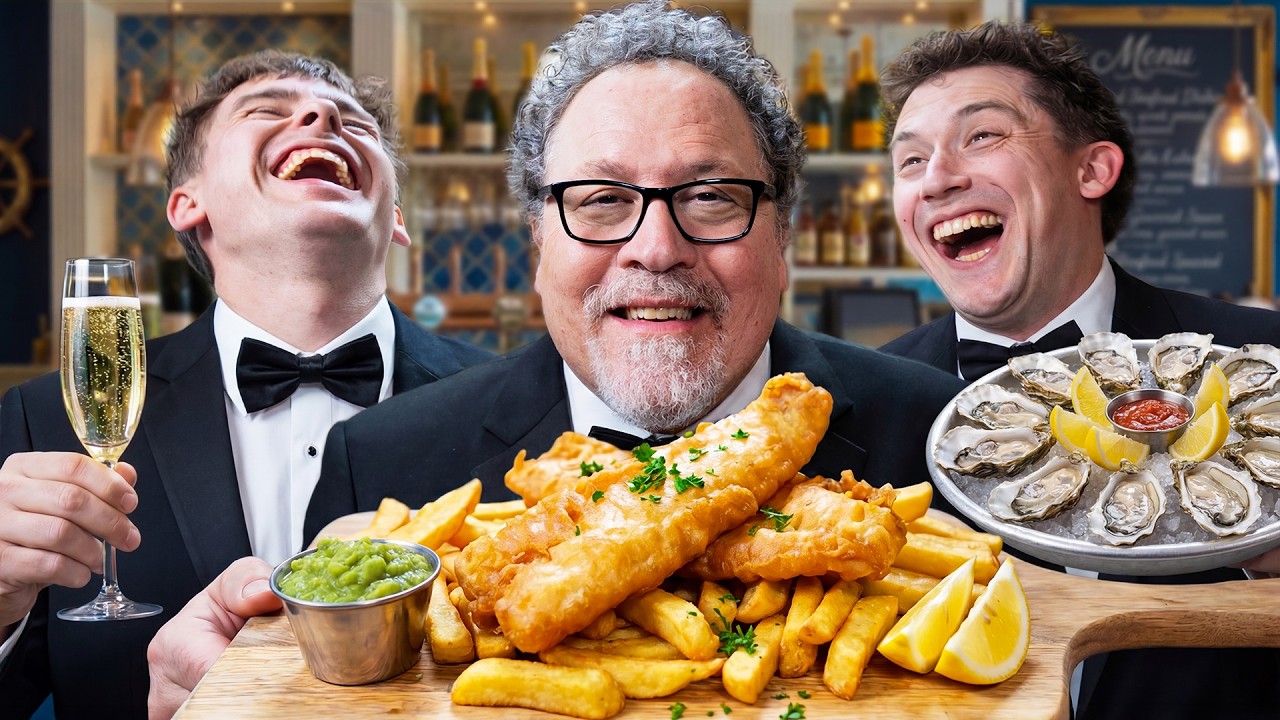 We tried the fanciest fish & chips (ft. Jon Favreau)