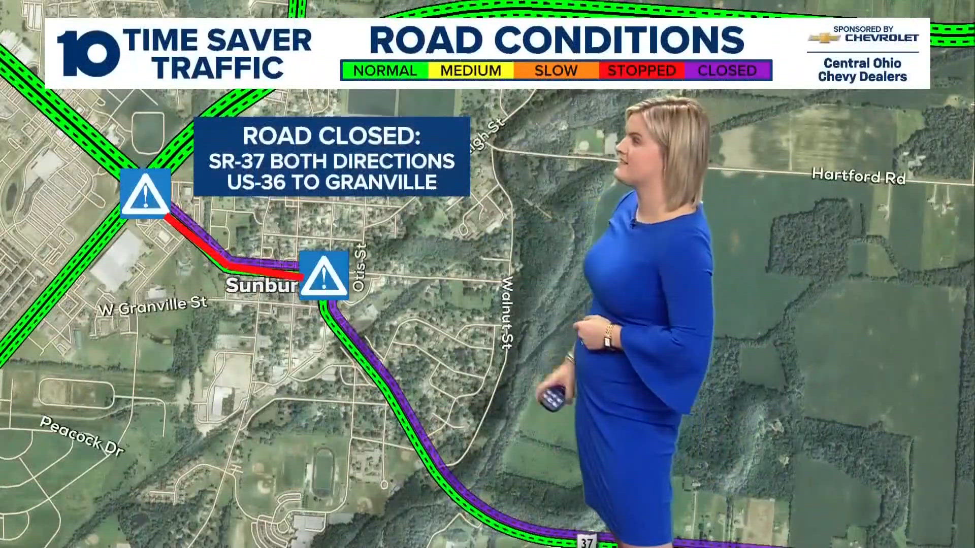 Sunbury partial building collapse causing traffic impacts | Here's what ...