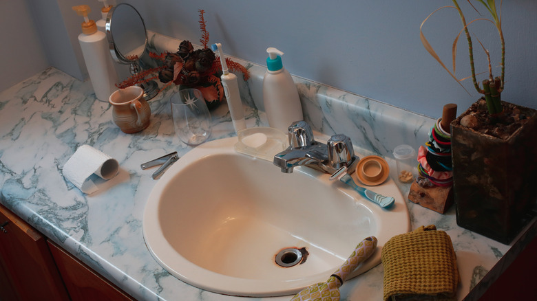 Tired of countertop clutter? This easy Dollar Tree hack gives you your ...