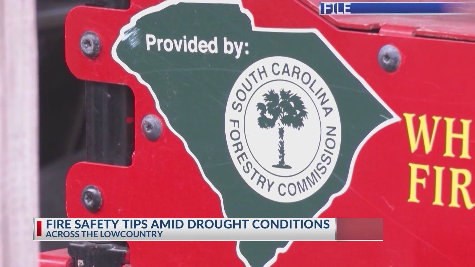Fire safety tips amid drought conditions across the Lowcountry
