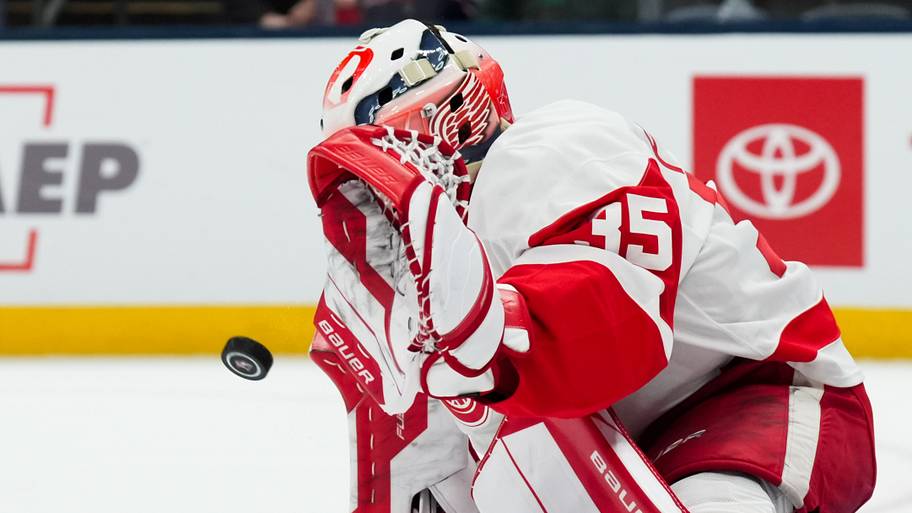 Red Wings' John Gibson faces uncomfortable reality as rookie gets the call