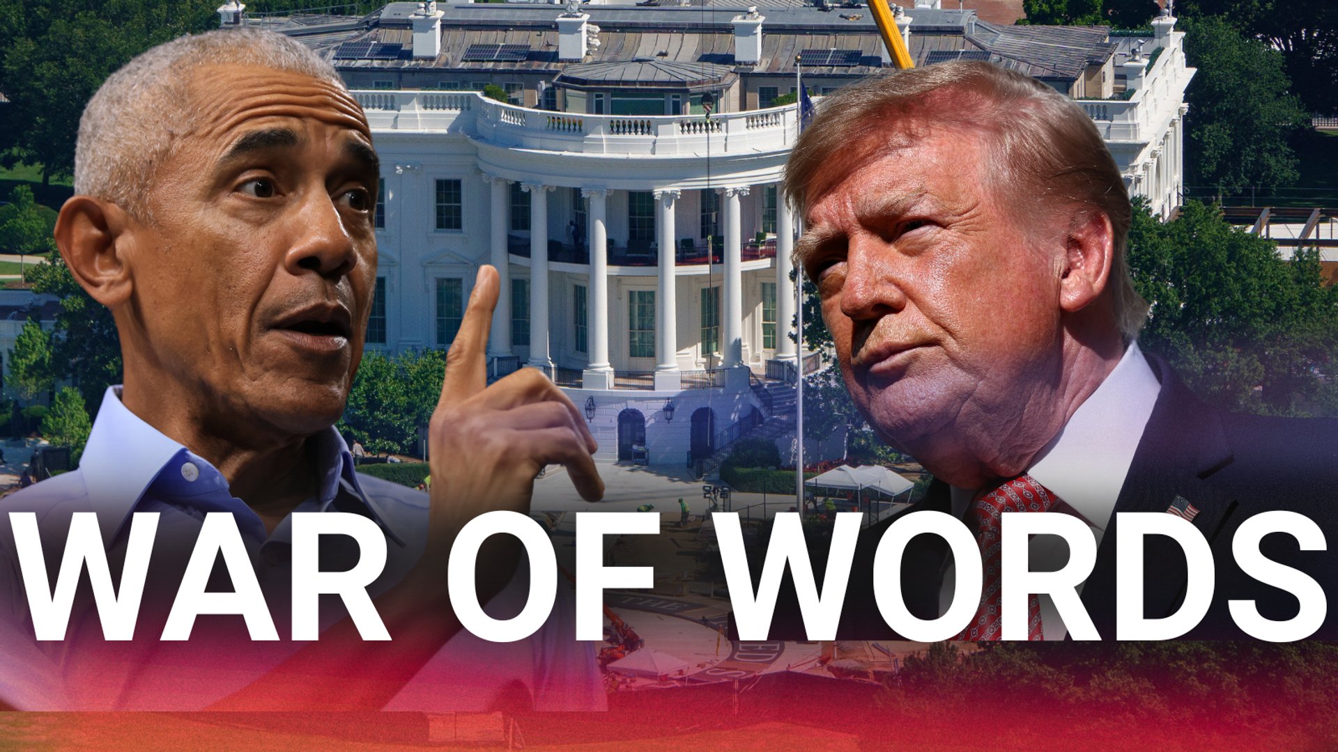 Donald Trump roasts Barack Obama as war of words erupts