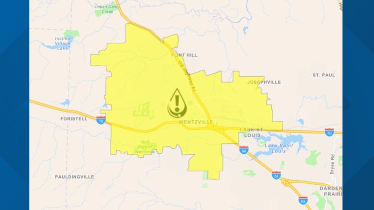 Wentzville under precautionary boil advisory due to water main connection project