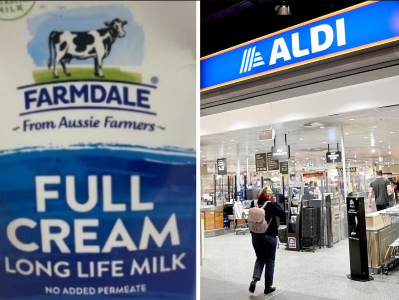 Contaminated milk sold at Aldi recalled
