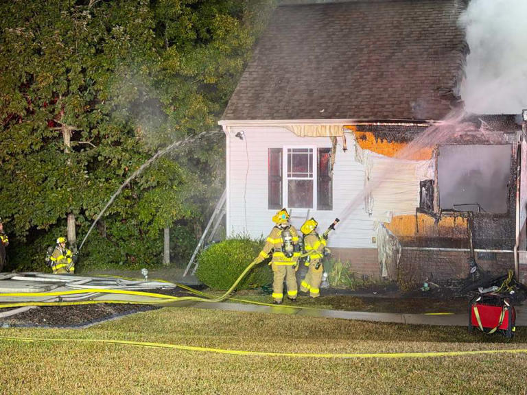 Photos: Chesterfield home destroyed by early morning fire