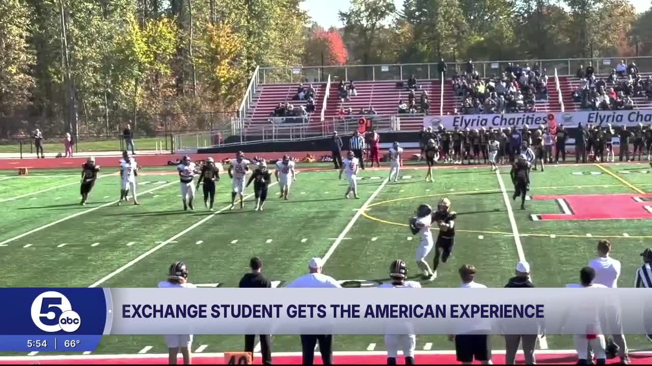German exchange student gets American experience at Elyria football game