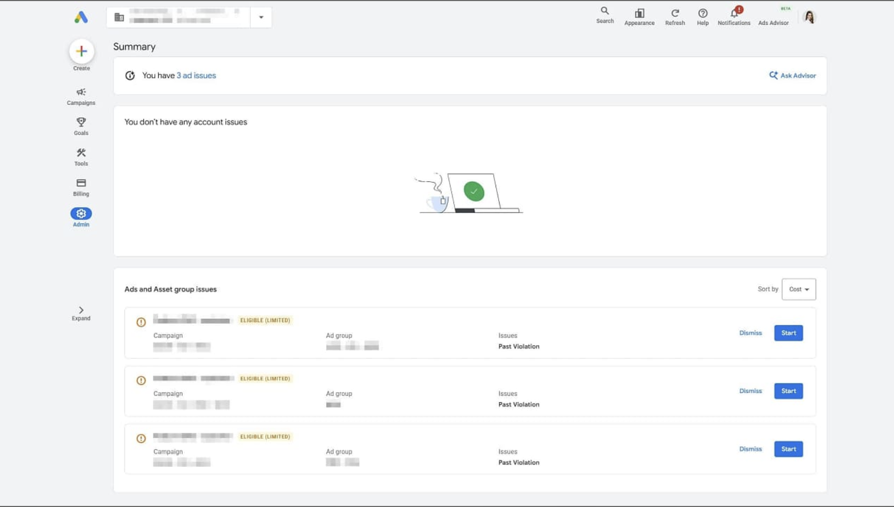Google Ads introduces centralized dashboard for tracking policy issues