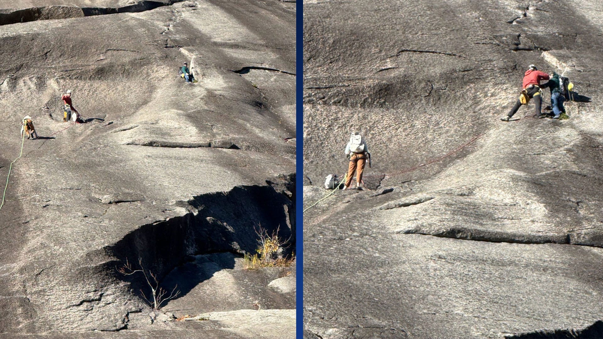 Maine man rescued while rock climbing in New Hampshire