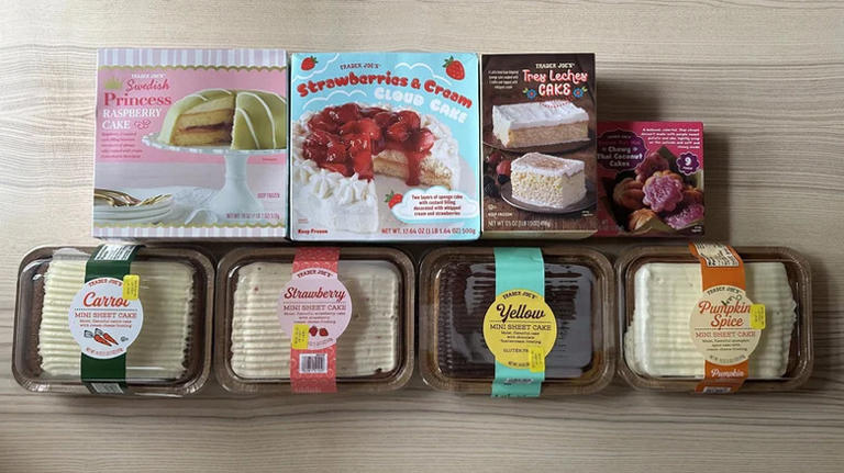 Skip the mini sheet cake– this is Trader Joe's best cake by far
