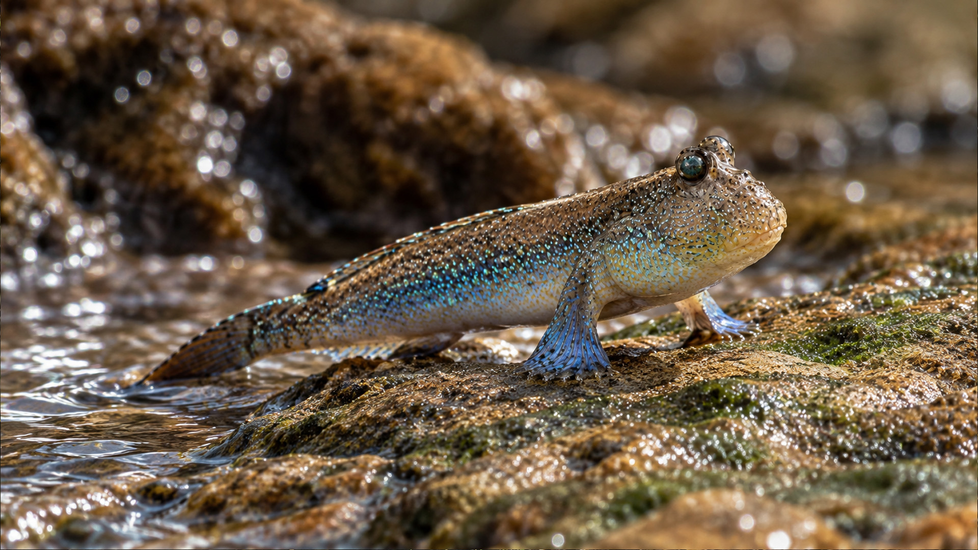 A fish that walks on land? The camera found something unusual