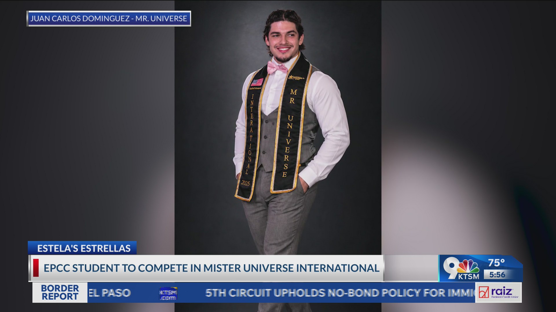 EPCC student to compete at Mr. Universe International