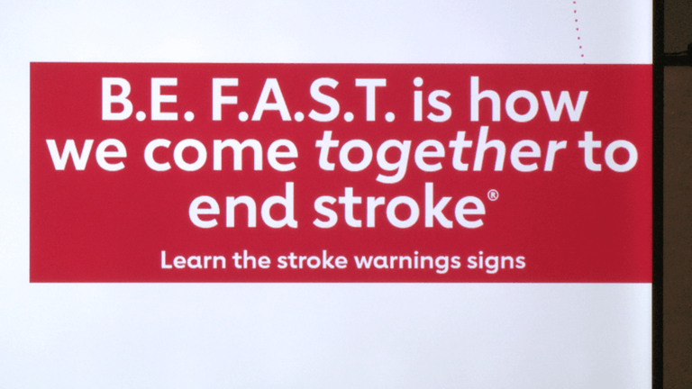 American Heart Association teaches BE FAST stroke warning signs at ...