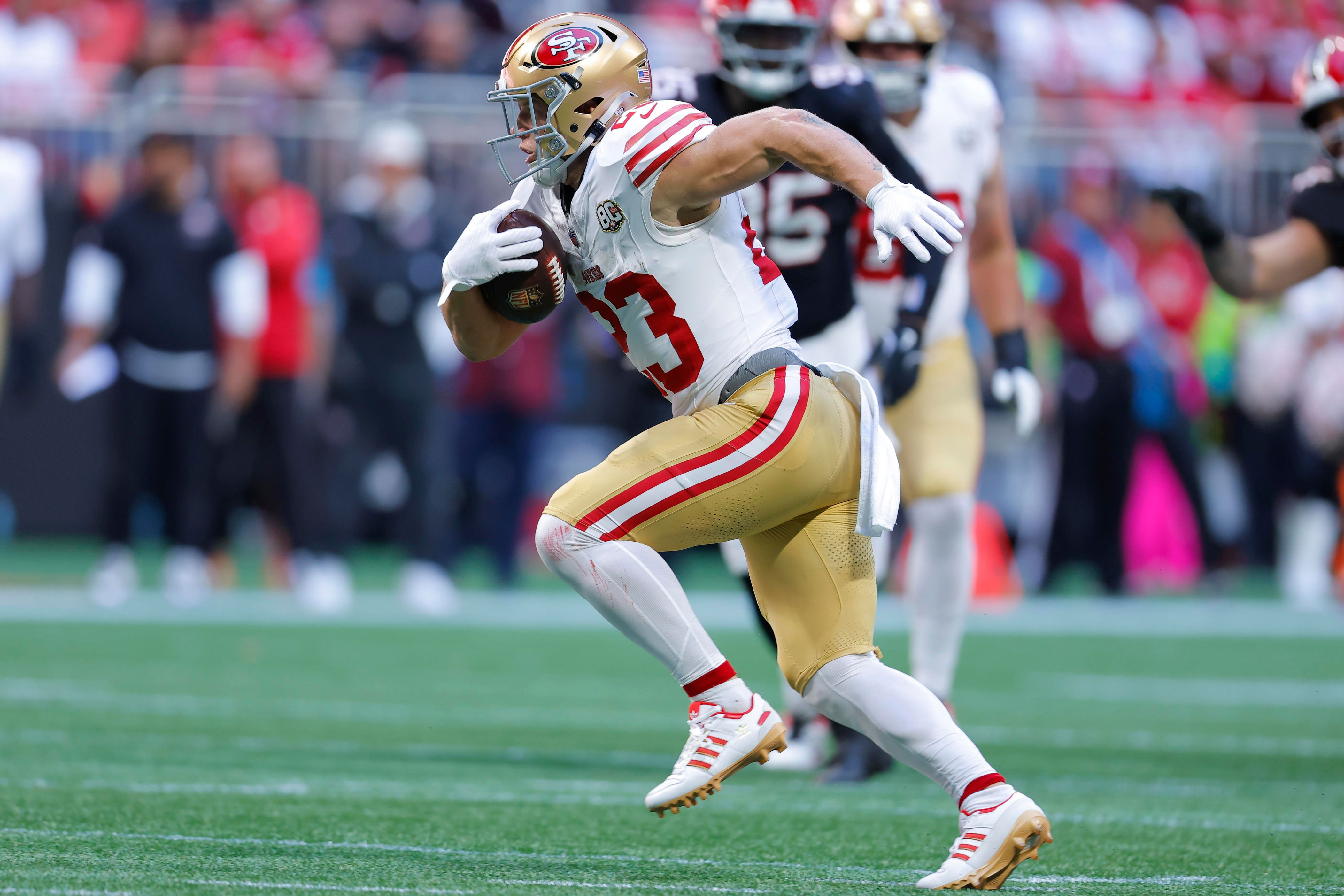 49ers pretty optimistic Christian McCaffrey's mild hamstring strain won ...
