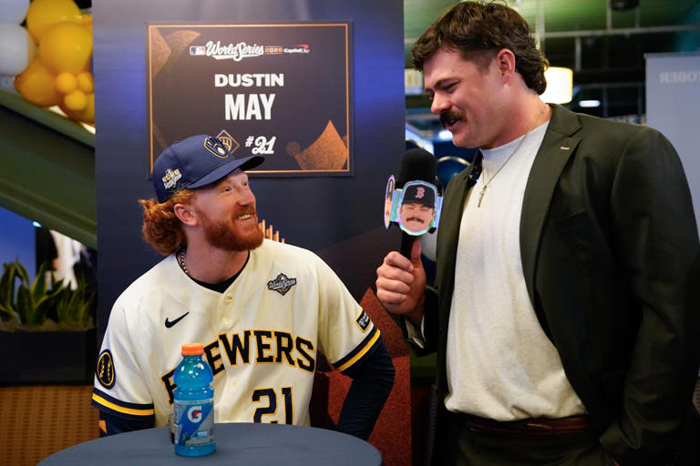 Payton Tolle is keeping busy as MLB correspondent during World Series