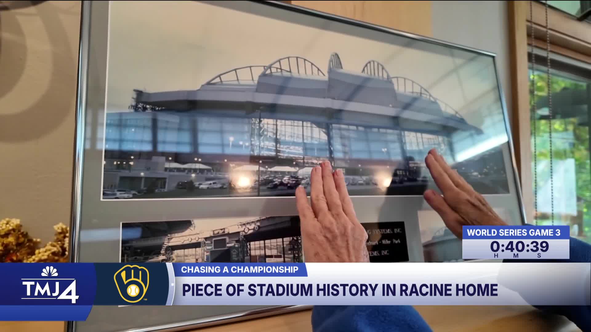 Racine County resident cheering on the Brewers from a home that holds a ...
