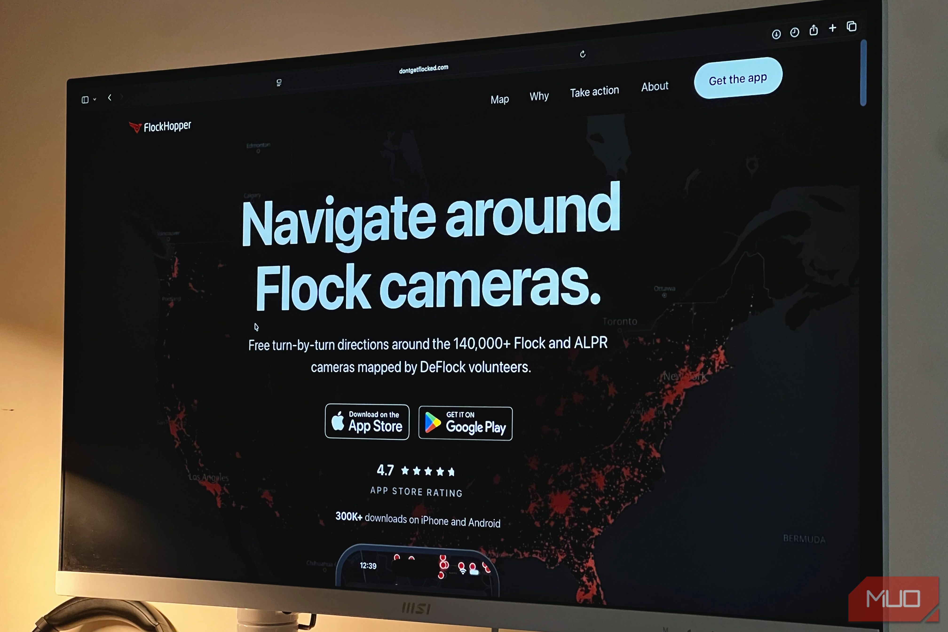 This navigation app finds routes with fewer Flock cameras and avoids ...