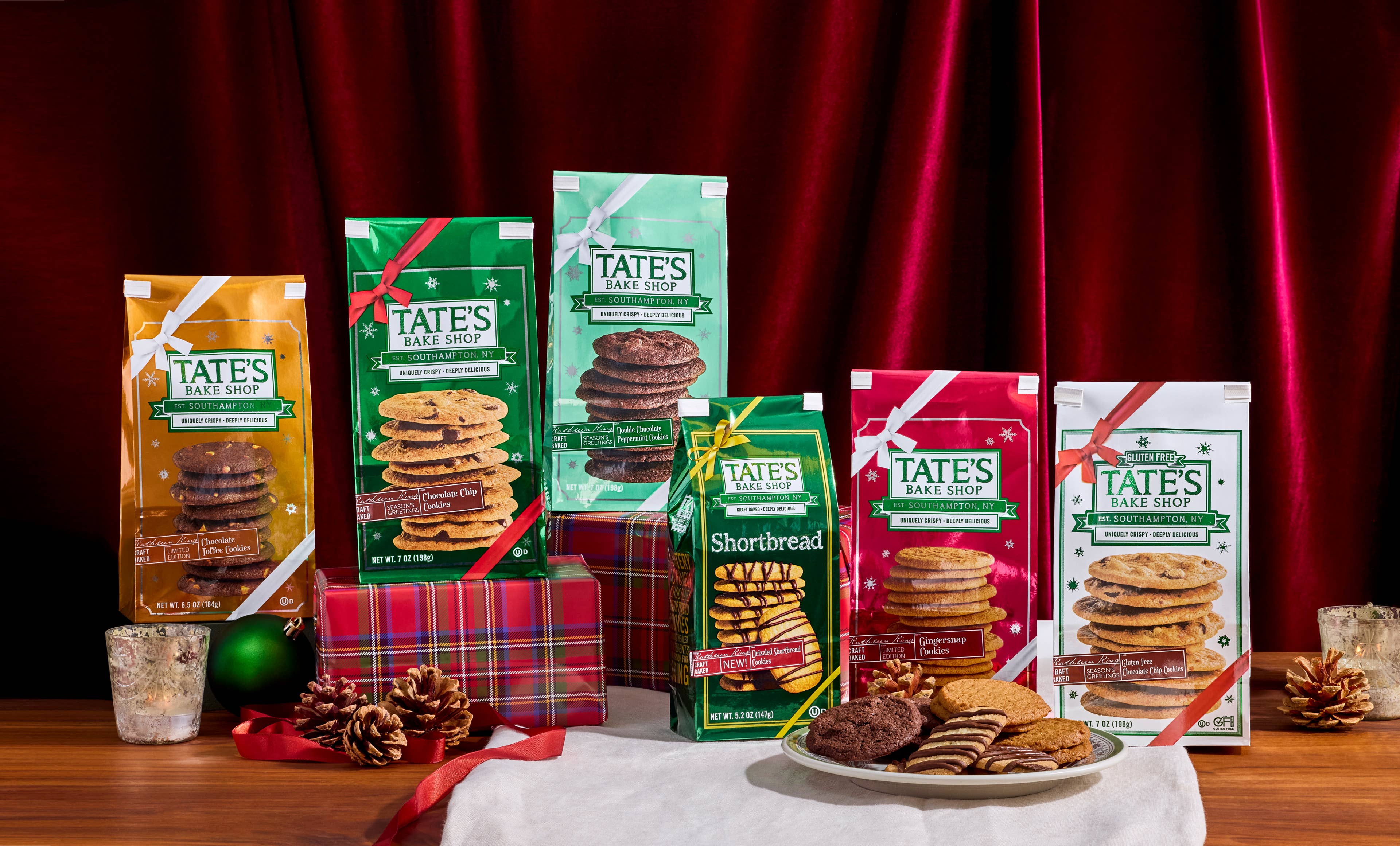 Tate's Bake Shop just launched 2 new cookies for the holidays—and they ...
