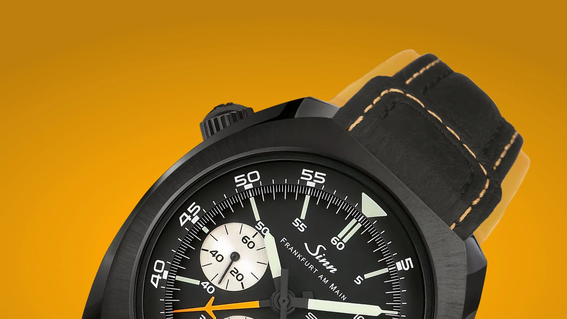 This all-black automatic chronograph is a nearly forgotten space watch