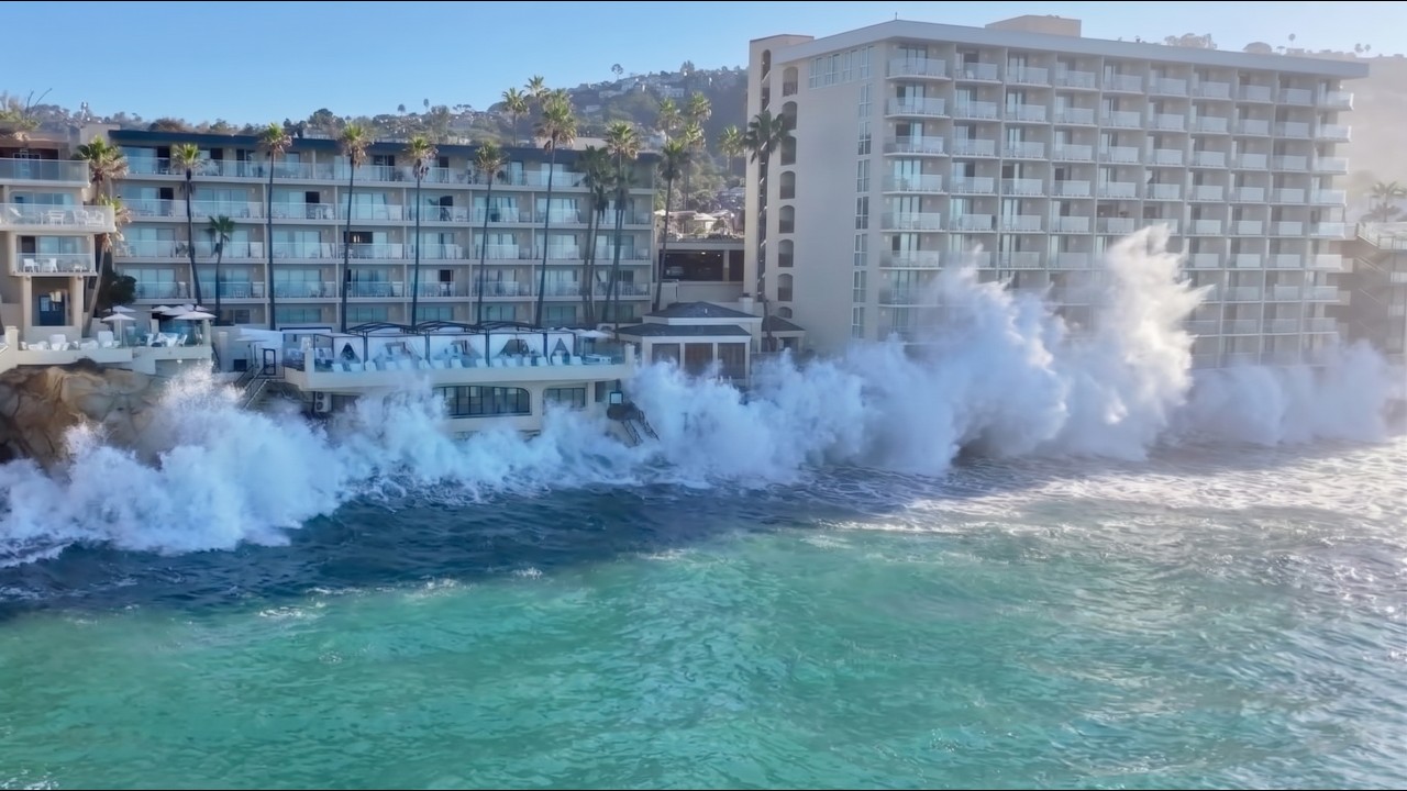 King Tides + Kelvin Wave hits Laguna Beach