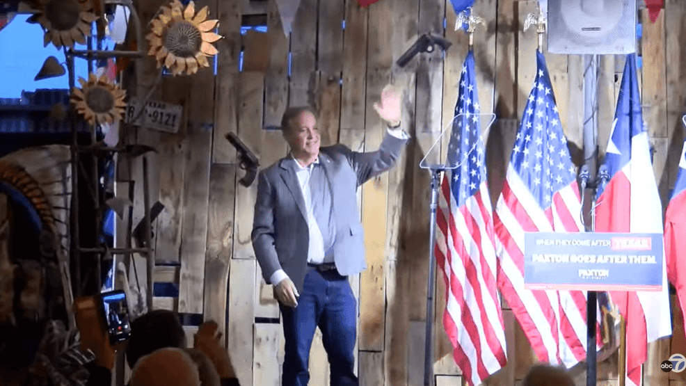 US Senate Republican nominee Ken Paxton promises to make Texas more affordable