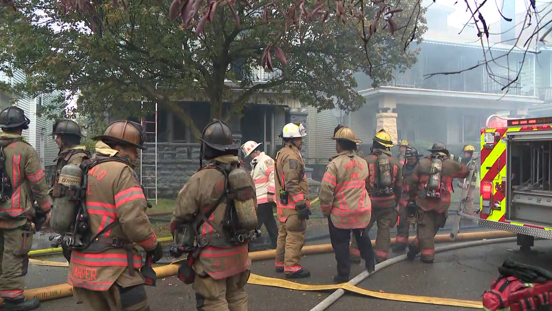 Two Buffalo firefighters hurt in Monday night house fire