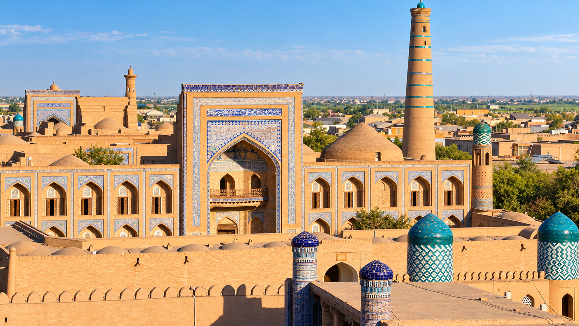 Where can you find these blue towers?