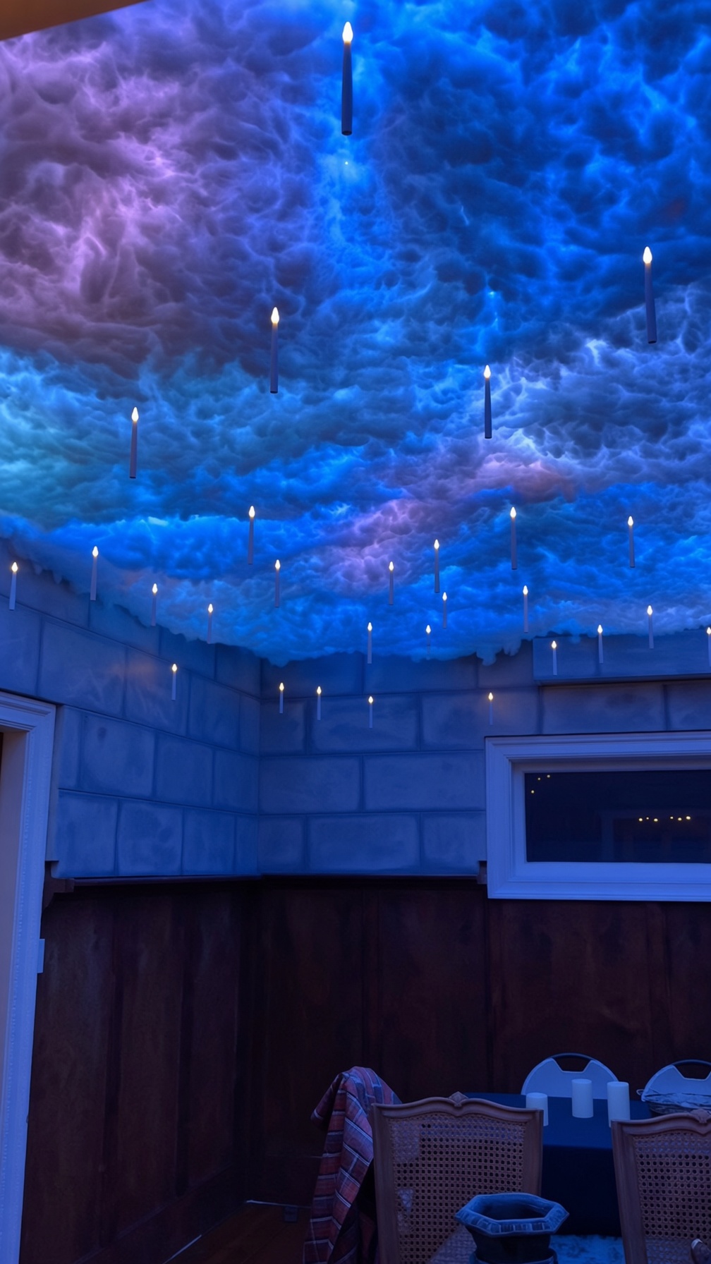 Recreating the viral cloud ceiling DIY
