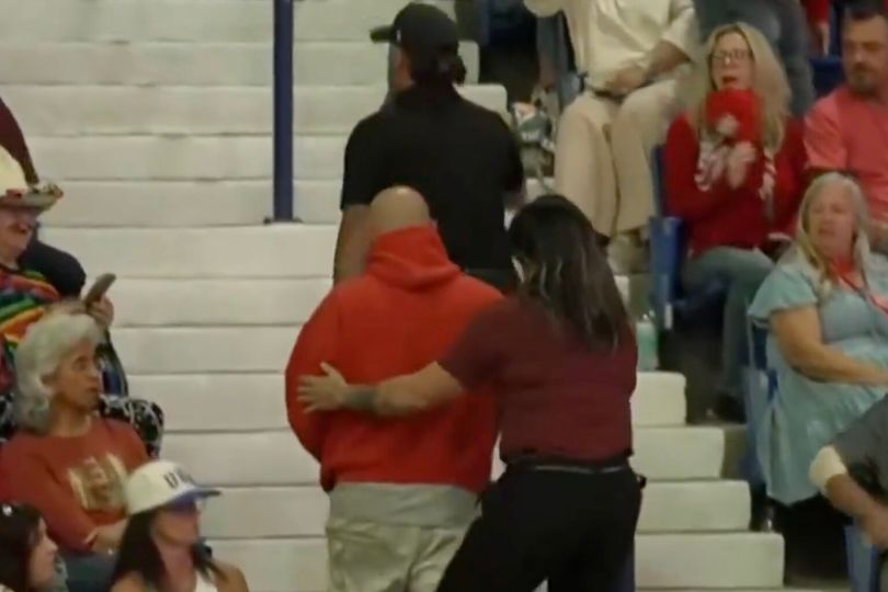Donald Trump humiliated as protester storms Mississippi rally with ...