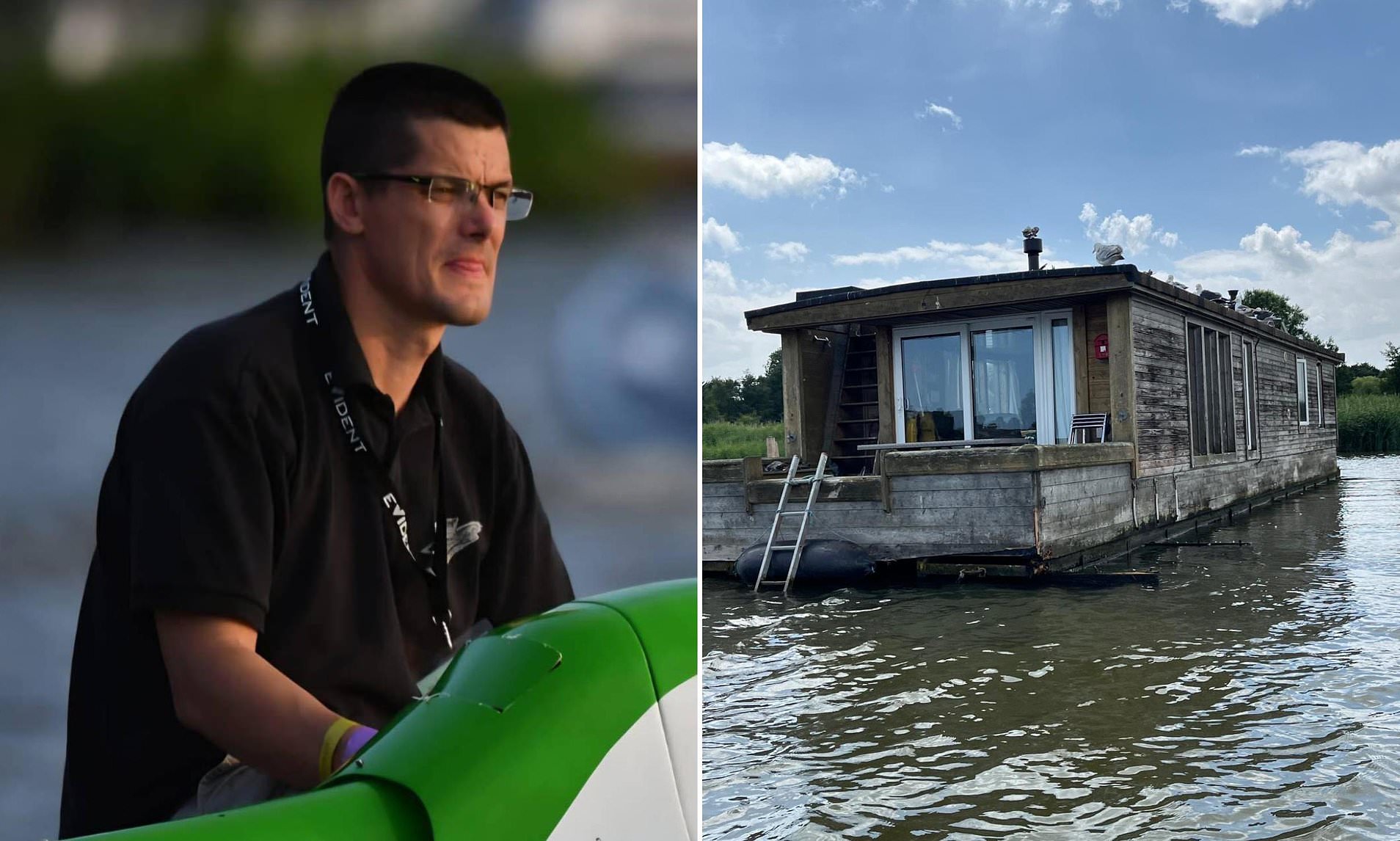 Powerboat racer's wife tells of how she filmed high-speed crash into ...