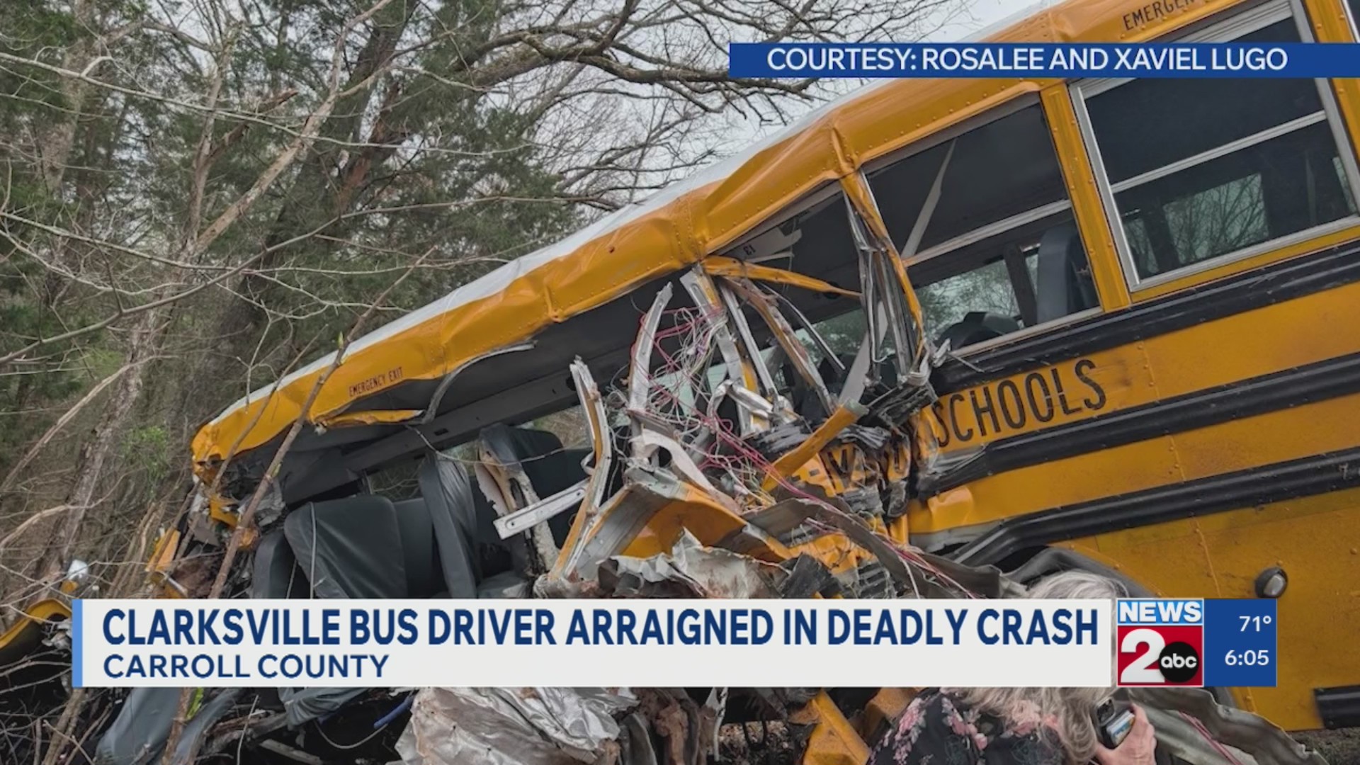 Clarksville bus driver arraigned in deadly crash
