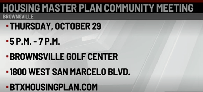 Brownsville invites residents to housing master plan open house