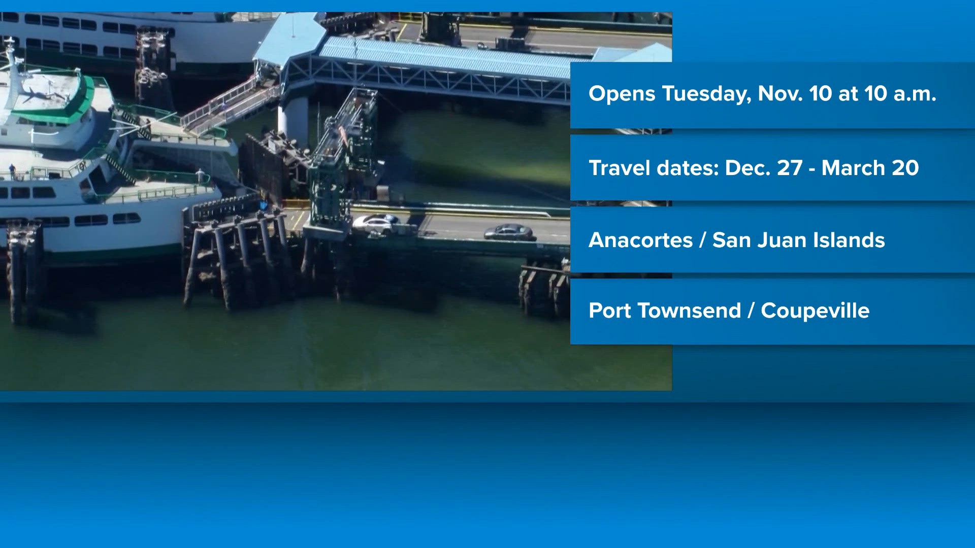 Pierce County ferry service will be offline for a second day Oct. 27