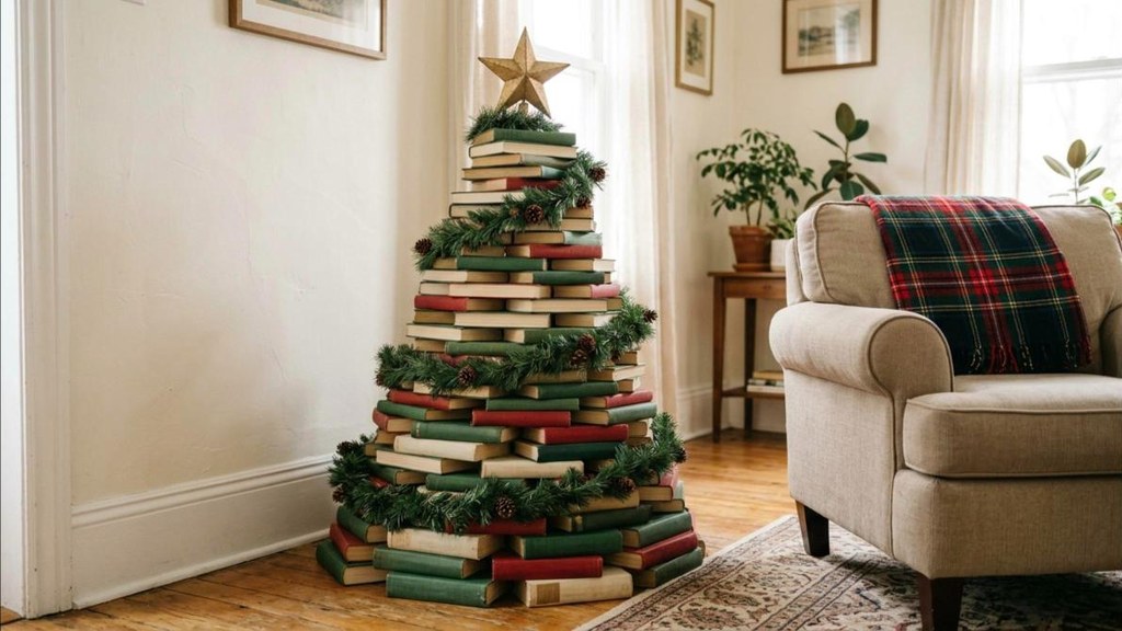 Old book Christmas crafts: 12 thrift store book ideas that look like ...