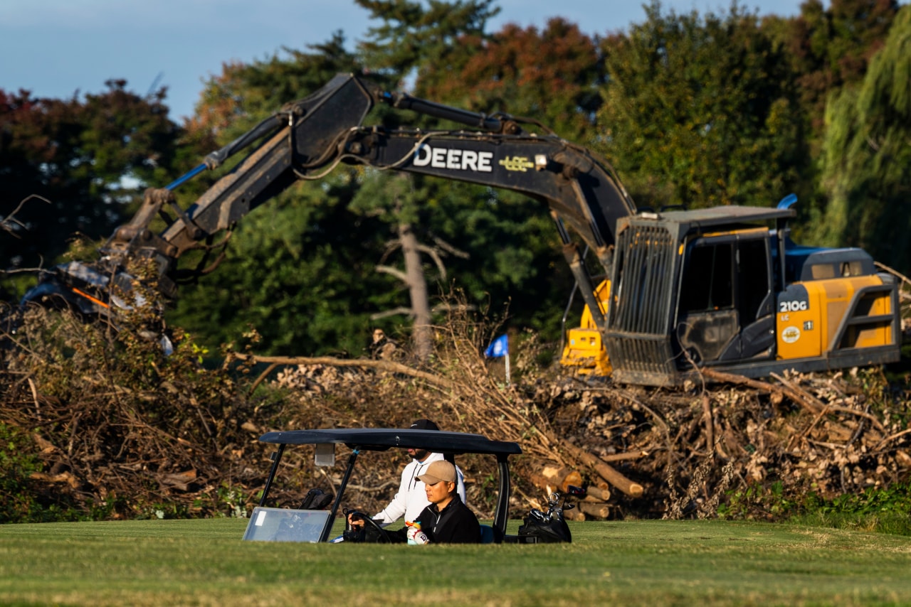 Judge bars Trump administration from cutting more trees on DC golf course